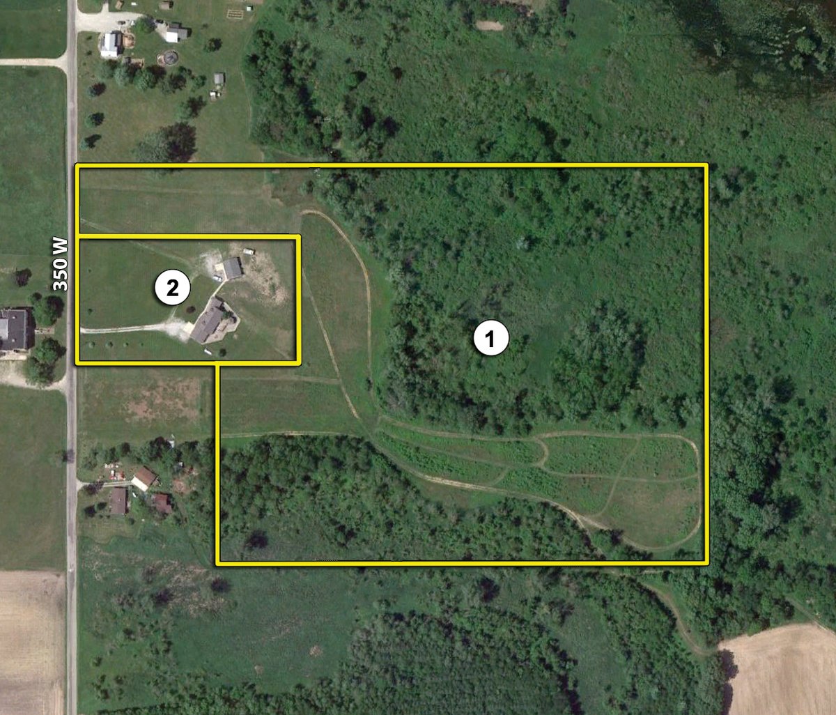 Tract map - 22+ Acres Commercial and Residential Offered in 5 Tracts